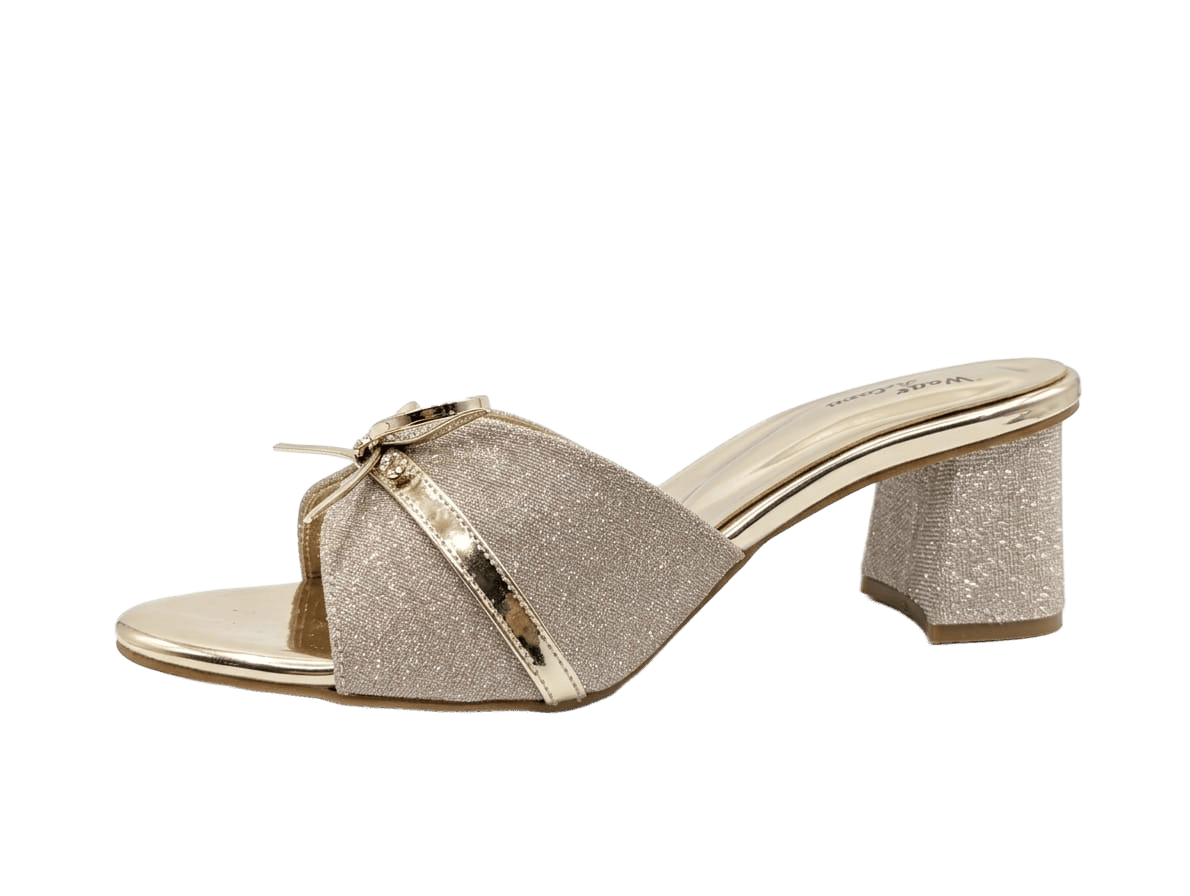 Sparkling Mid Heel Sandals 6