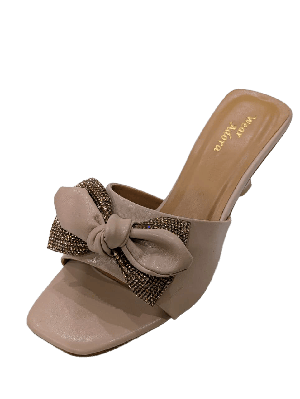 Bow & Crystal Party Heels 5