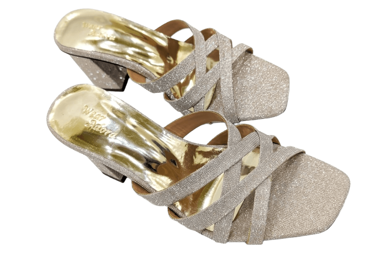 Elegant Ash Multi-Strap Heels 3