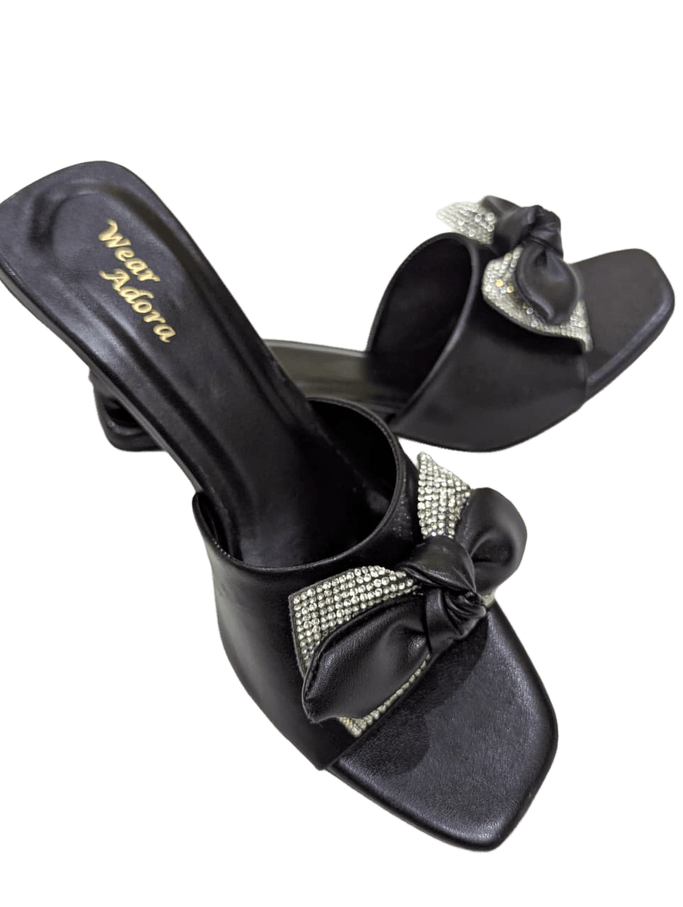 Bow & crystal Party Heels 9