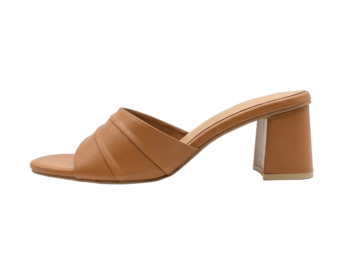 Classic Tan Minimal Strap Heels 9