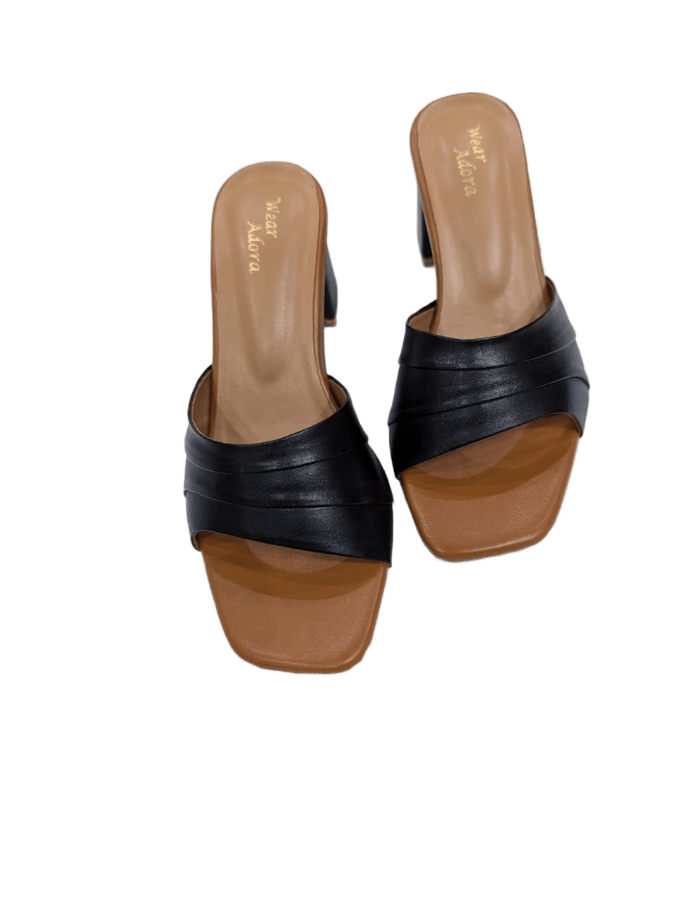 Classic Tan Strap Heels 7