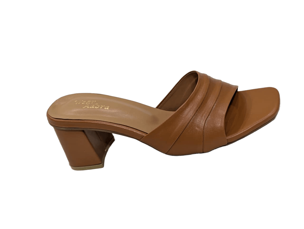 Classic Tan Strap Heels 3