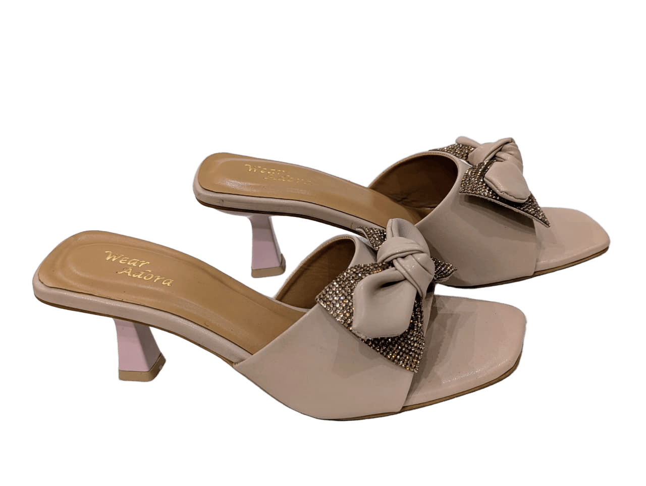 Bow & Crystal Party Heels 9