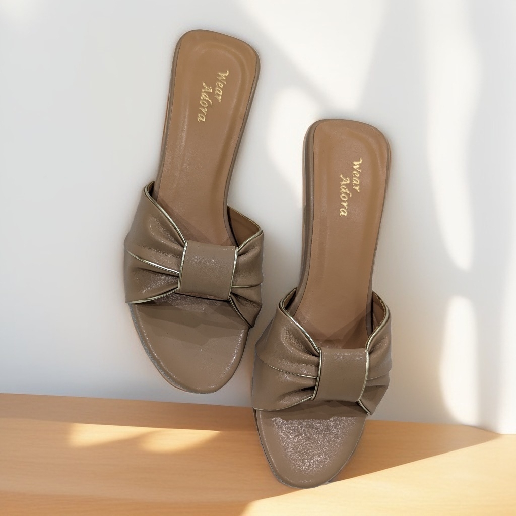 Knot detail kitten Heels