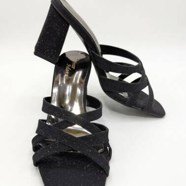 Elegant Black Multi-Strap Heels – Wear Adora