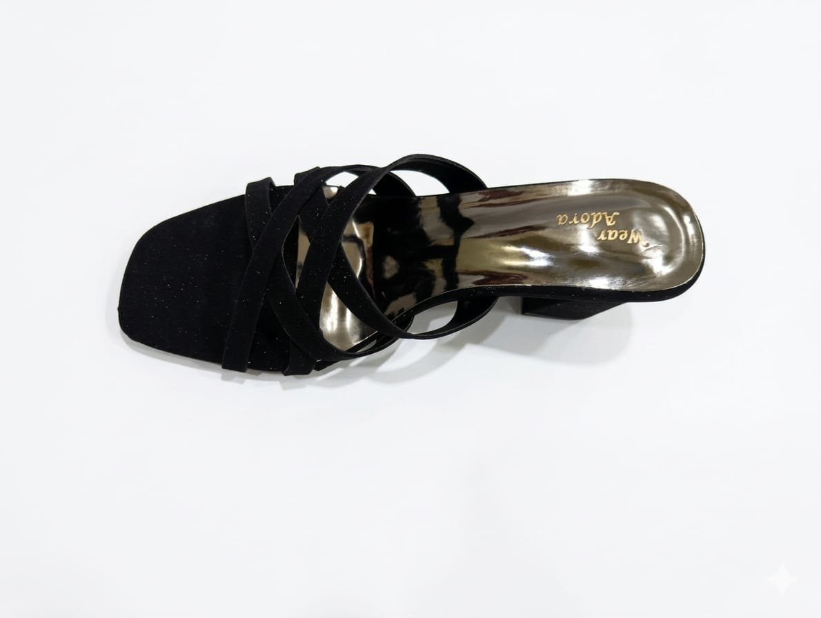 Elegant Black Multi-Strap Heels – Wear Adora - Image 14