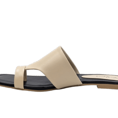 Classic Beige Toe-Ring Slides – Wear Adora