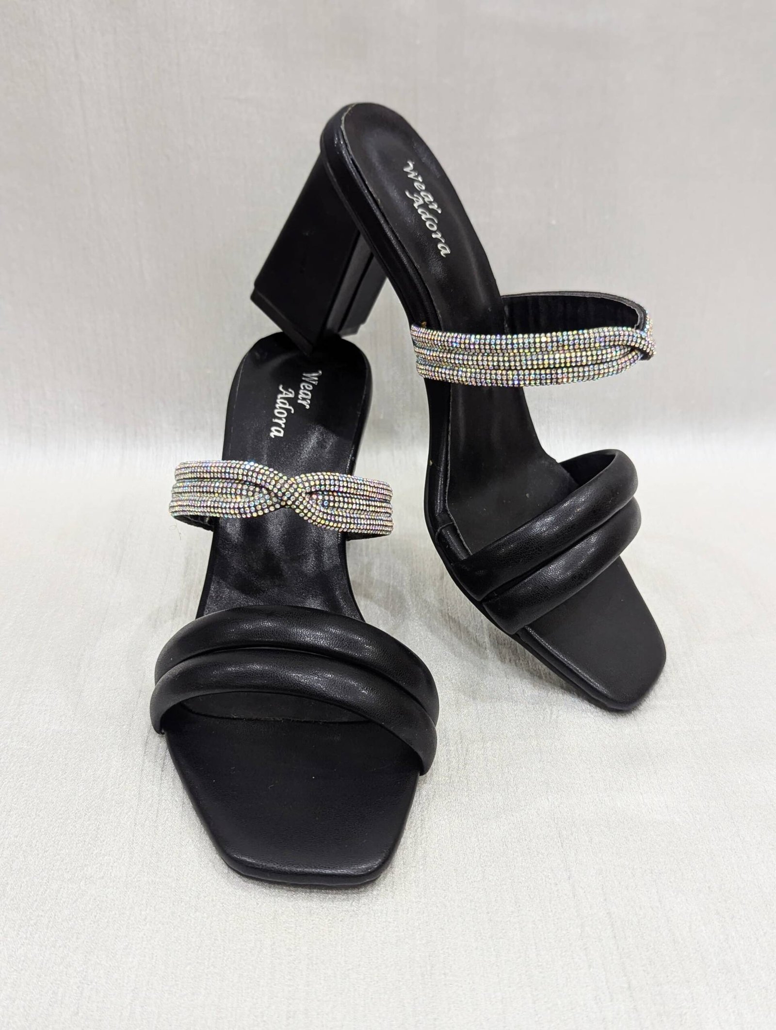 Elegant Black Multi-Strap Heels – Wear Adora - Image 4